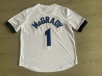 Maillot de Basket #1 Mcgrady Magic authentique manche courte Blanc